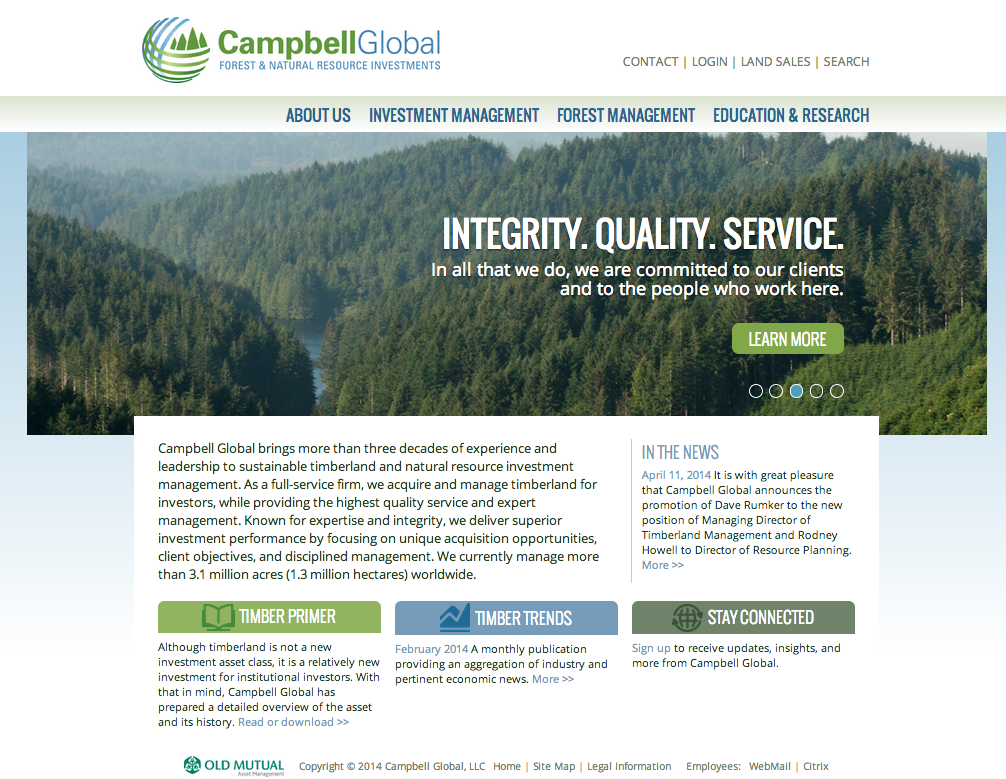 Campbell Global website
