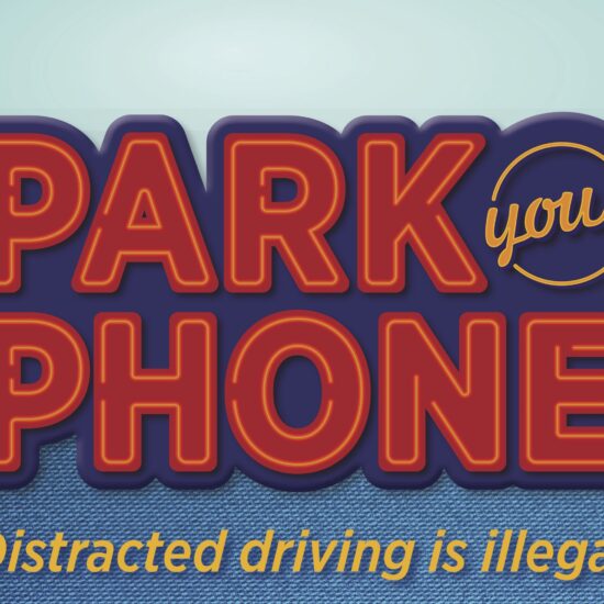 Park Your Phone campaign graphic.