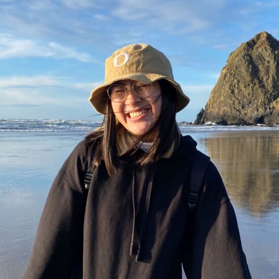 Mary Wasson, Associate, at Cannon Beach, Oregon.