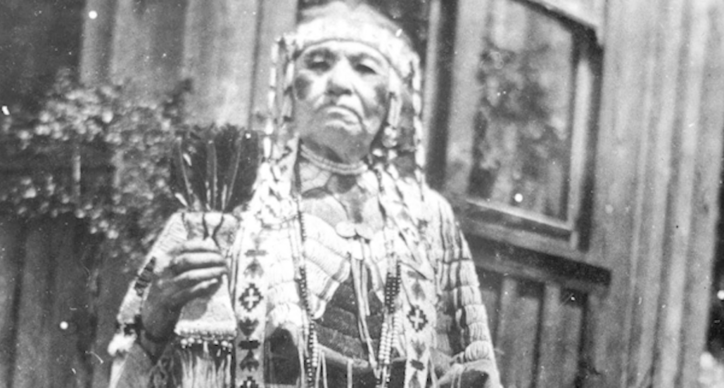 Vintage image of a Native American elder.