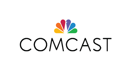 Logo for Comcast.