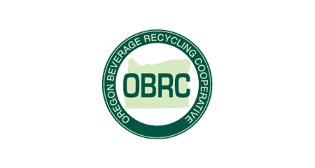 Logo for the Oregon Beverage Recycling Cooperative.