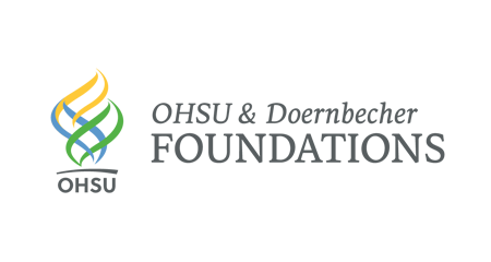 Logo for OHSU and Doernbecher Foundations.