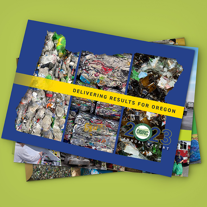 Four Oregon Beverage Recycling Cooperative's Annual Reports.