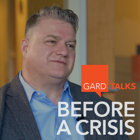 Scott Gallagher talks about what to do before a crisis